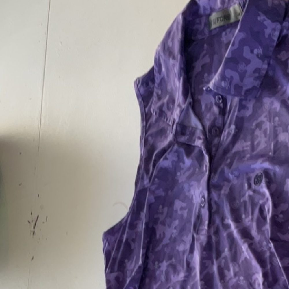 G/Fore purple golf shirt medium